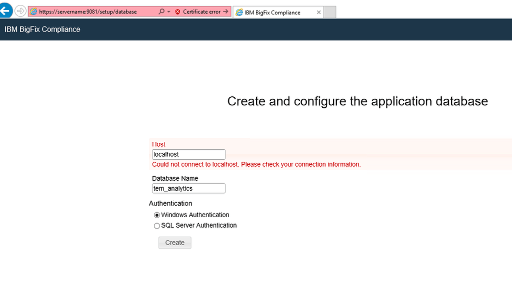 Compliance Server Setup - Security - BigFix Forum