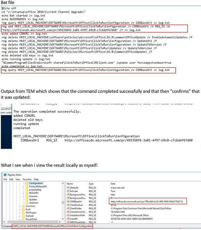 DOS command: fixlet/task action script - Content Authoring - BigFix Forum