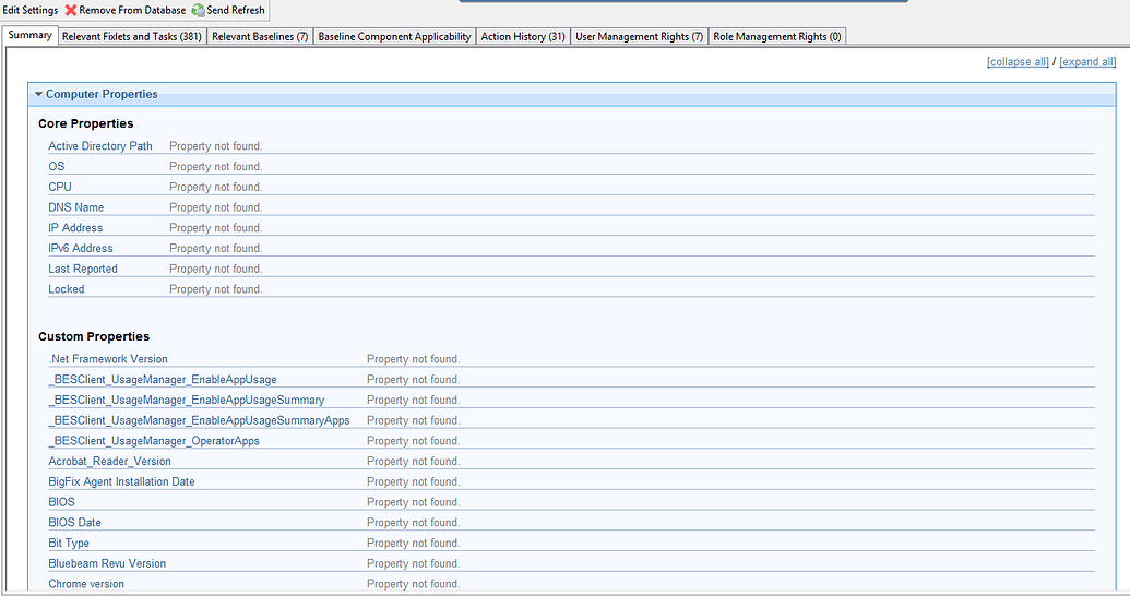 BigFix Console List Pane shows messages - Platform - BigFix Forum