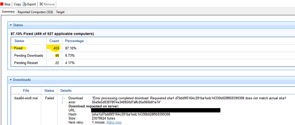 Sha1 mismatch after hundreds of successful deployments - Content ...