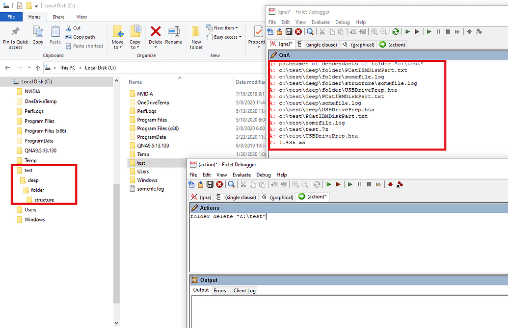Relevance / action script to delete an empty folder - Content Authoring ...