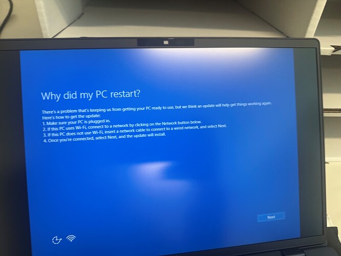 bigfix blue screen
