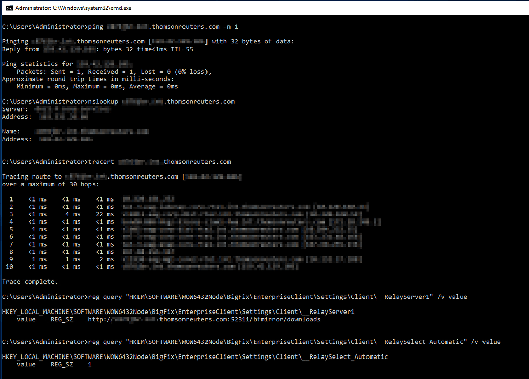 SOCKET RECEIVE (winsock error 4294967286) - Page 2 - Platform - BigFix ...
