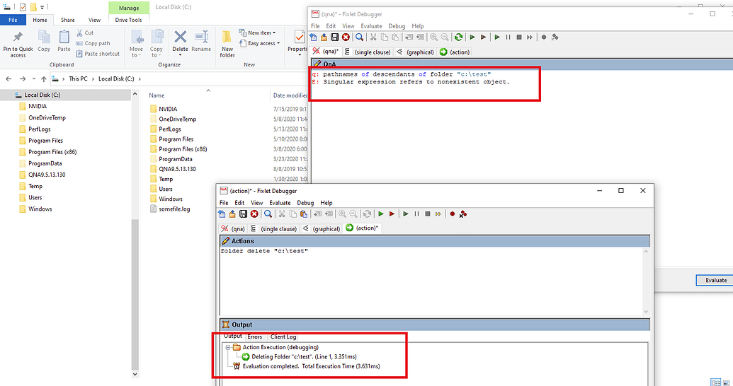 Relevance / action script to delete an empty folder - Content Authoring ...