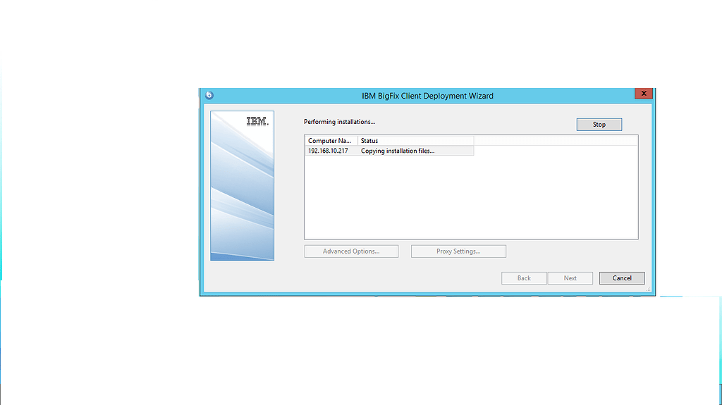 Unable to deploy agent BigFix Forum